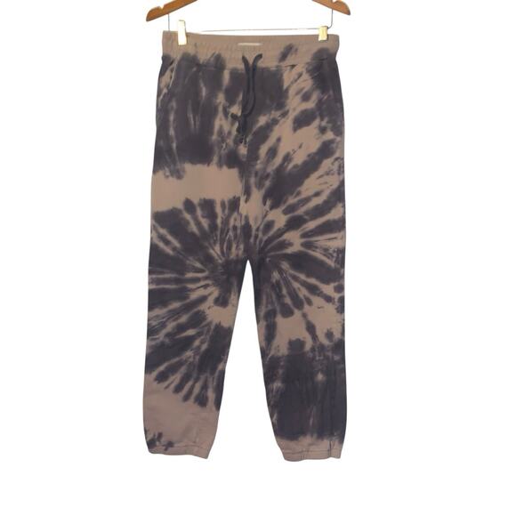 Madewell Tie Dye Sweatpants Women’s Small Fits S Brown Black Relaxed Fit - Picture 2 of 7